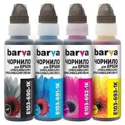 Чорнило Barva Epson 103, 4х100 мл, OneKey, 1K (E103-1K-MP)