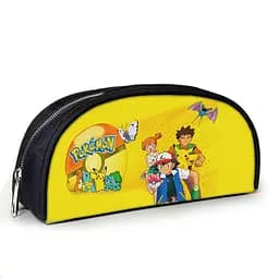 Пенал шкільний з принтом Покемон Пікачу 23х10х8 см з принтом для хлопчика (3835)