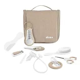Косметичка Beaba з туалетними приладдям 10 предметів бежевий (920423)