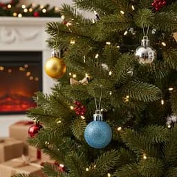 Набір куль Anhui Tianhui Ялинка різдвяна 3 см 17 шт. (951682)