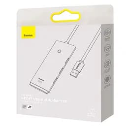 Хаб Baseus Lite Series 4-Port Usb-A - розгалужувач на 4 Usb 3.0 (WKQX030102) - мініатюра 7