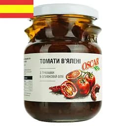 Томаты Oscar вяленые с травами в оливковом масле 230 г