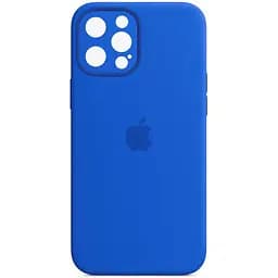 Чехол Silicone Case Full Camera Protective AA для iPhone 14 Pro 6.1" Синий / Capri Blue