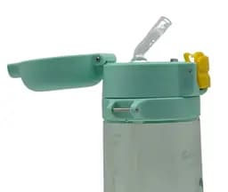 Пляшка для води Casno 690 мл KXN-1219 Зелена (Зебра) з соломинкою TRITAN (KXN-1219_Green) - мініатюра 5