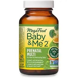 Вітаміни для вагітних MegaFood Baby & Me 2, 60 таблеток