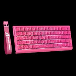 Клавіатура Attack Shark X68 HE Contours Side Printed RGB Pink - мініатюра 3