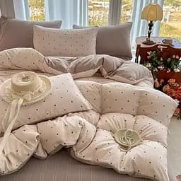 Постільна білизна двоспальна муслін Colorful Home Ptint 6 21132 180х220 см
