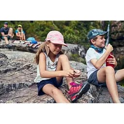 Кепка Buff Kids 5 Panels Cap heavens pink Білий-Рожевий - мініатюра 4