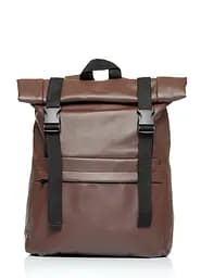Жіночий рюкзак Sambag RollTop Milton шоколадний 41 х 30 х 16 см (24211020)