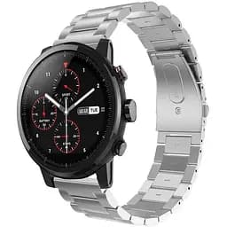 Металевий ремінець Primo для годинника Xiaomi Huami Amazfit SportWatch 2/Amazfit Stratos Silver