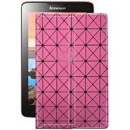 Чехол StatusCASE из экокожи для планшета Lenovo Idea Pad A5500 8 Розовый ромб