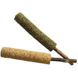 Іграшка для котів Croci Euphoria Lollipop Льодяник з котячої м'яти на паличці зі срібної лози 14 см