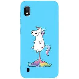 Чохол-накладка Toto Matt TPU 2 mm Print Case Samsung Galaxy A10 #30 Unicorn Puk Sky Blue