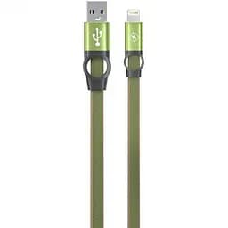 Зарядний кабель Gelius Pro Flexible 2 GP-UC07i iPhone X Green