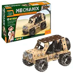 Конструктор Zephyr Mechanic Safari металлический развивающий 155 элементов 5 моделей