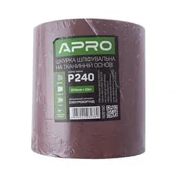 Папір шліфувальний Apro P240 рулон 200мм х 50м на тканинній основі 30412 - мініатюра 2