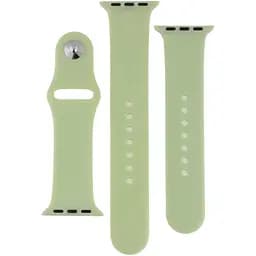Ремінець Band Silicone Two-Piece для Apple Watch 38/Apple Watch 40мм Avocado green