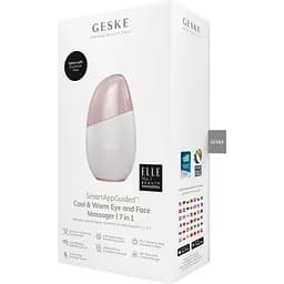 Масажер для очей та обличчя GESKE Cool & Warm Eye and Face Massager 7 в 1 пудровий - мініатюра 5