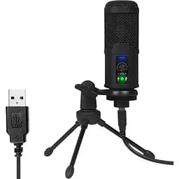 USB мікрофон для ПК, ноутбука, студій для запису звуку Savetek M3, професійний, конденсаторний (100795)