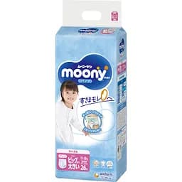 Подгузники-трусики Moony для девочек 7 (13-28 кг), 26 шт.