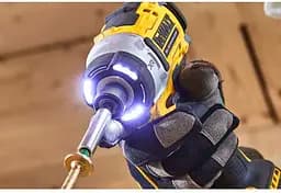 DeWALT Шурупокрут ударний аккумуляторний XR Li-Ion 18В 282Нм 3800об/хв 4400уд/хв 1.1кг без АКБ та ЗП - мініатюра 5