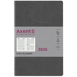 Щоденник Axent Partner City Soft 2026 сірий 145 х 210 мм (8821-26-06-A)