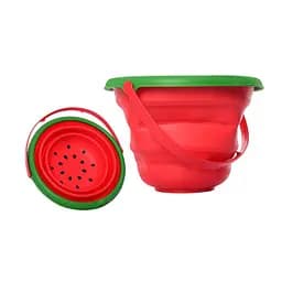 Дитяче іграшкове складане відерце "Фрукти" Bambi 6911N(Red) червоний