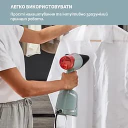 Відпарювач компактний Tefal AeroSteam 1400Вт, 100мл, постійна пара - 20гр, світло-зелений teh0016181 - мініатюра 7