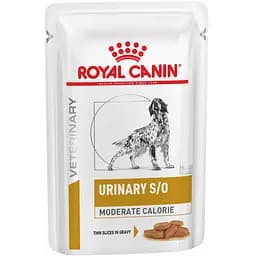 Вологий дієтичний корм Royal Canin Urinary S/O Moderate Calorie для собак схильних до набору зайвої ваги при захворюваннях нижніх сечовивідних шляхів, 100 г (12770019)