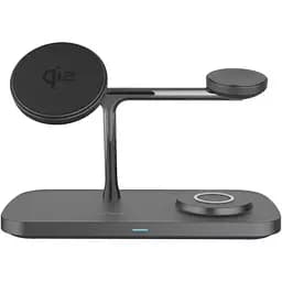 Бездротовий зарядний пристрій Proove Magnetic Field Pro 3in1 Qi2 Black (WSMP15002001) [131671]