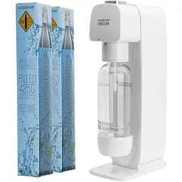 Сифон для газування води Soda@home Ventum 7000 + 2 балони білий