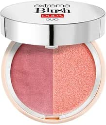 Компактные двойные румяна Pupa Extreme Blush Duo 110 Radiant Amarant - Glow Watermelon 4 г (050171A110)