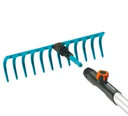 Комплект Gardena Combisystem культиватор 9 см та граблі 30 см 12 зубців з рукояткою (03004-20.000.00) - мініатюра 8