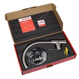 Змішувач для кухні Koer KI-70019-02 KR4795 Нержавіюча сталь - мініатюра 8