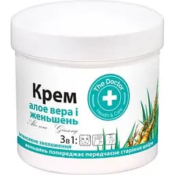 Крем для лица и тела Домашний Доктор Алое вера и женьшень 250 мл