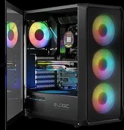 Корпус Logic concept PORTOS ARGB Black (AT-PORTOS-10-0000000-0002) - мініатюра 3