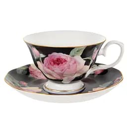 Чашка з блюдцем Lefard Півонія 200 мл (943-197)