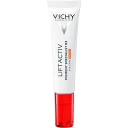 Антивіковий крем Vichy Liftactiv Pigment Specialist B3 Eye Cream для корекції пігментних плям та темних кіл у зоні навколо очей SPF50+ (MB669600)