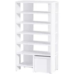 Полиця для взуття Flamecame висока табуретка з ДСП II F-79