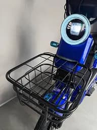 Міський електровелосипед EVOBIKE Nova S 500W з пасажирським сидінням, поворотниками, корзиною та дисплеєм, 48V 12Ah (економний, до 40 км/год), синього кольору - мініатюра 15
