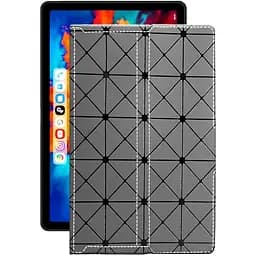 Чохол StatusCASE з екошкіри для планшету UMiDIGI A11 Tab Сірий ромб