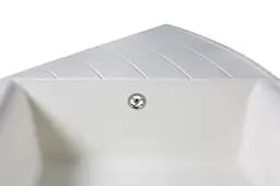 Кухонна мийка гранітна Miraggio Europe white 1100x575x205 00207602, Білий - мініатюра 5