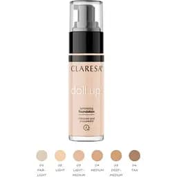 Тональна основа Claresa Doll Up! Luminizing відтінок 04 (Medium) 34 г - мініатюра 2