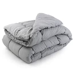 Набір Руно Soft Line: ковдра 140х205 см + подушка 50х70 см сірий (924.52_Soft Line) - мініатюра 2