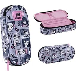 Пенал Kite Anime Girl синий (K25-599-9)