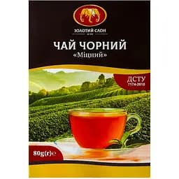Чай чорний Золотий Слон Міцний 80 г