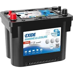 Акумулятор Exide Marine & Leisure EM1000 AGM 50Ah клеми по центру 800EN 260х173х206 мм 
