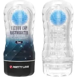 Мастурбатор Pretty Love Vacuum Cup Stellar блакитний