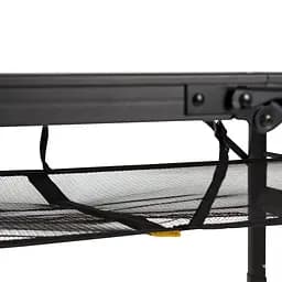 Складний стіл Bo-Camp Melrose Oval 120x80 cm Black/Wood look (1404220), Коричневий - мініатюра 7