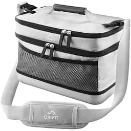 Термосумка для пікніка Crivit із жорстким дном 12L сіра tur0001267